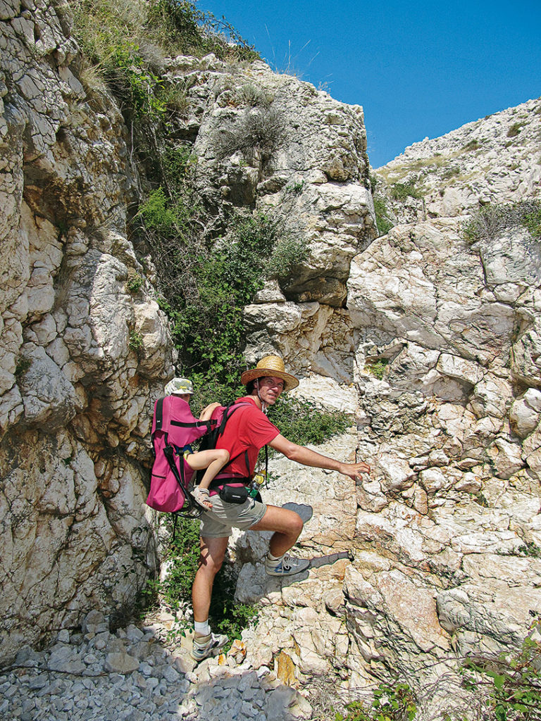 Aufstieg durch den Canyon©Marcus und Rosemarie Stöckl