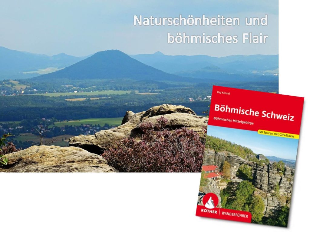 Böhmische Schweiz mit dem Rosenberg, ein Teil des Elbsandsteingebirges