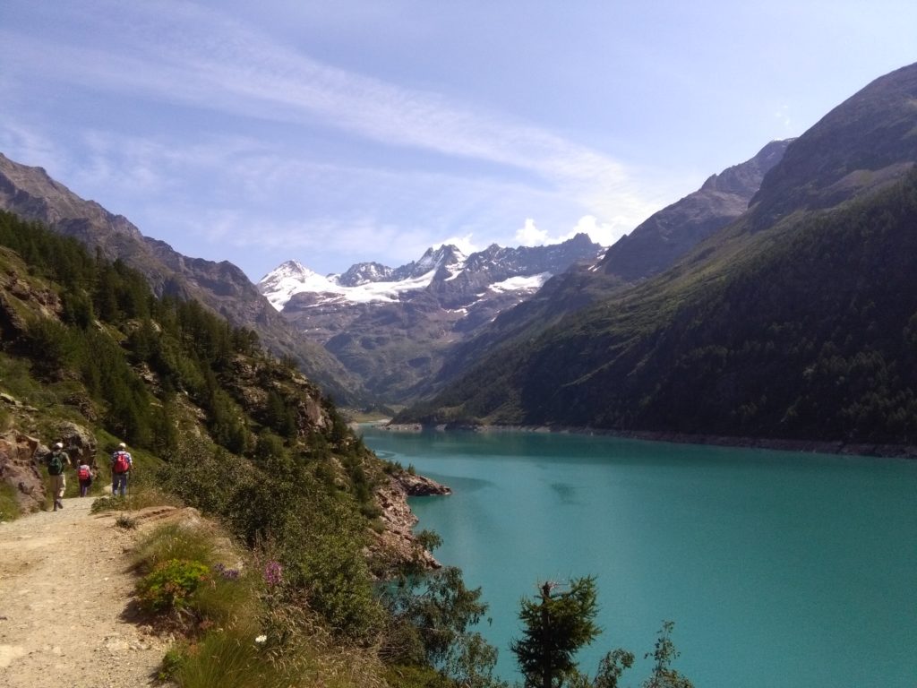 Zum Rifugio Aosta von Bionaz, Aostatal, Wallis, Viertausender, Hochtour