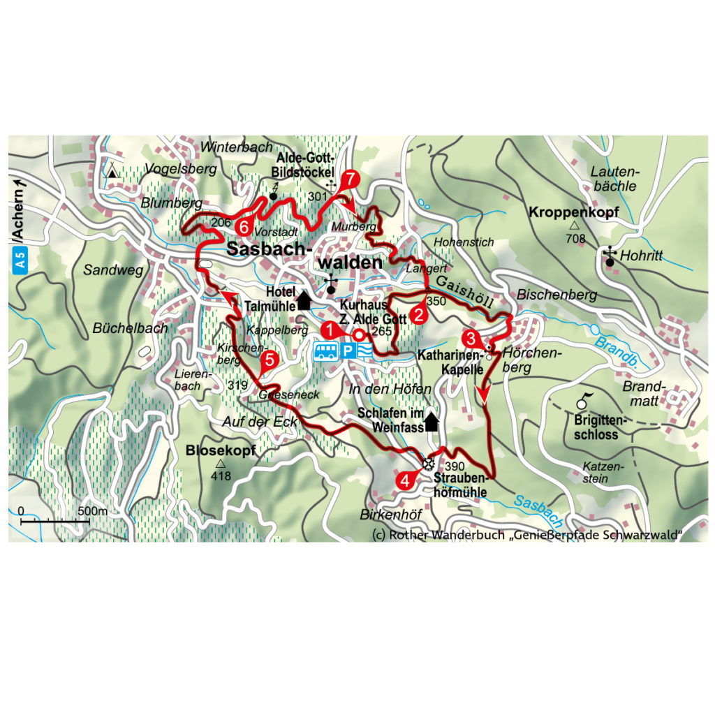 Route Herbstwanderung Ortenau Genießerpfade Schwarzwald