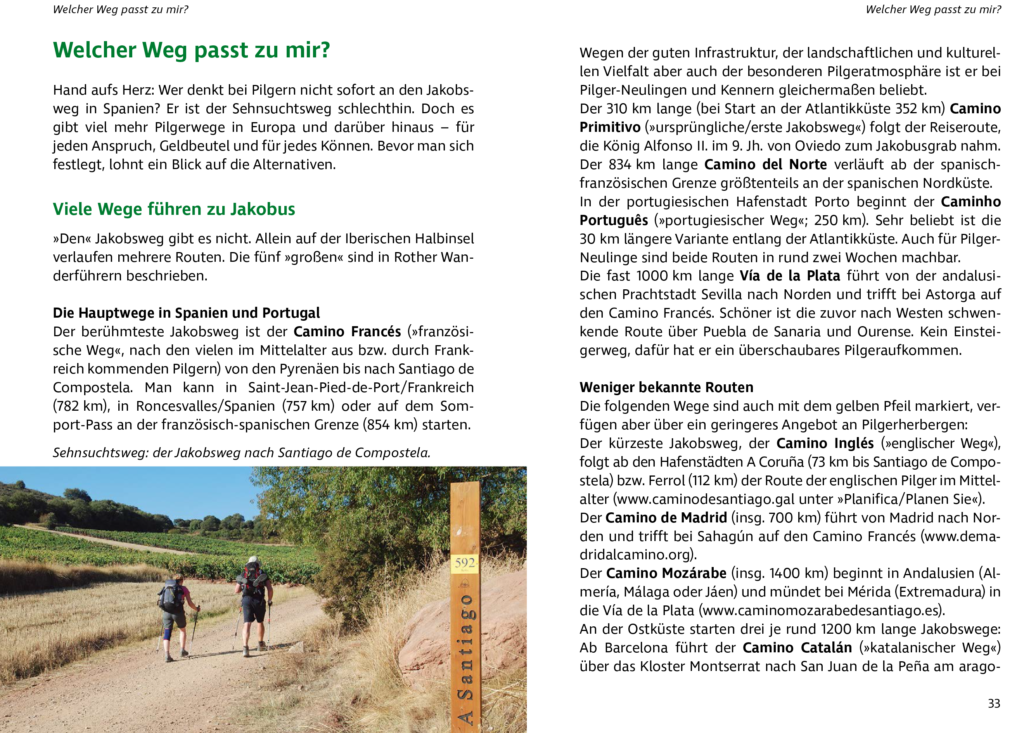 Leseprobe aus dem »Handbuch Pilgern«: Welcher Weg passt zu mir - Teil 1