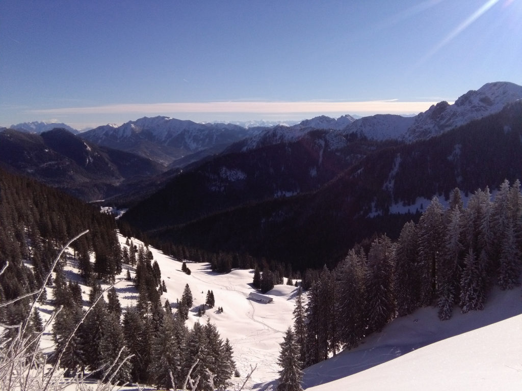 Blick auf die Skiroute Wallberg-Kistenwinterstube (c) Gesine Geister