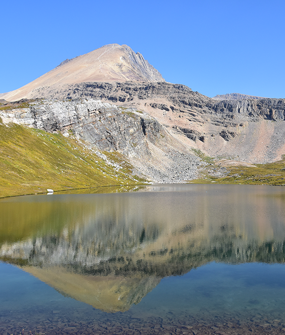 Helen Lake mit Cirque-Peak. Foto ©: V. Schmidt