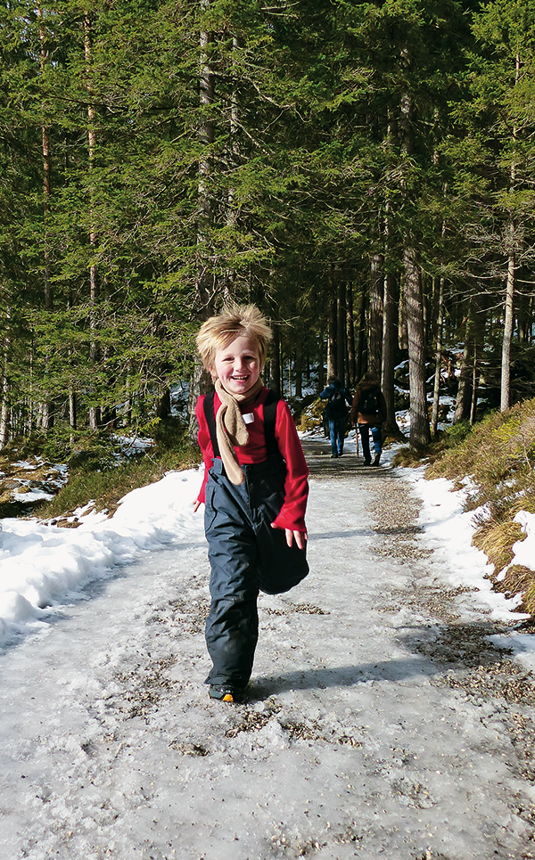 Eibsee-Rundweg im Winter. Foto ©: Sandra Pawliczak