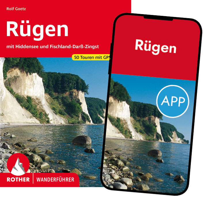 Rother Wanderführer »Rügen« – alle Touren auch digital in der Rother App