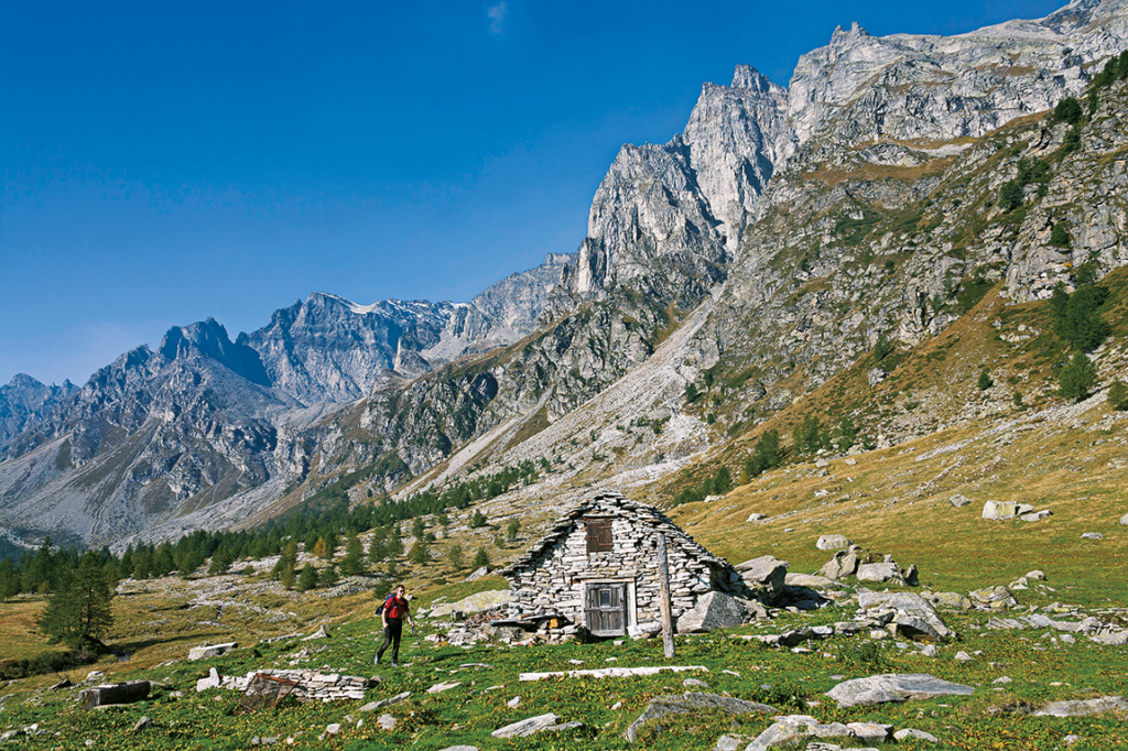 Die Alpe Buscagna im Parco Naturale Veglia Devero. Foto ©: Iris Kürschner