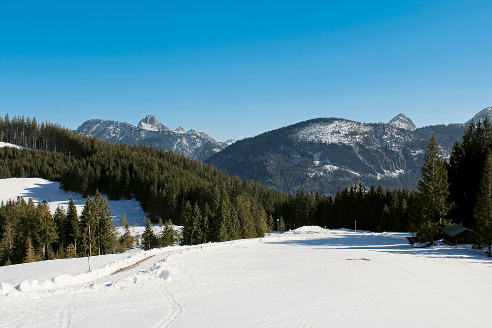 Alpe Stubental mit Blick auf Aggenstein und Einstein. Foto Copyright: Ulf Streubel und Matthias Schopp