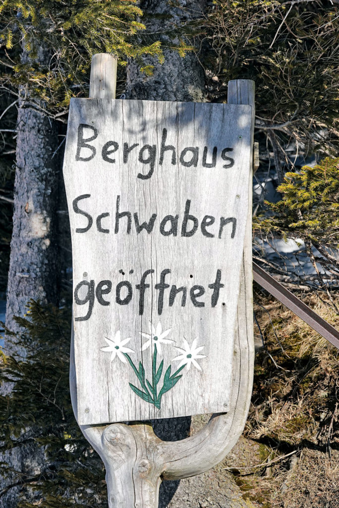 Berghaus Schwaben geöffnet. Foto Copyright: Ulf Streubel und Matthias Schopp