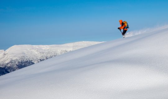 Auf dem Gilfert, Abfahrtsvariante Lafasteralm