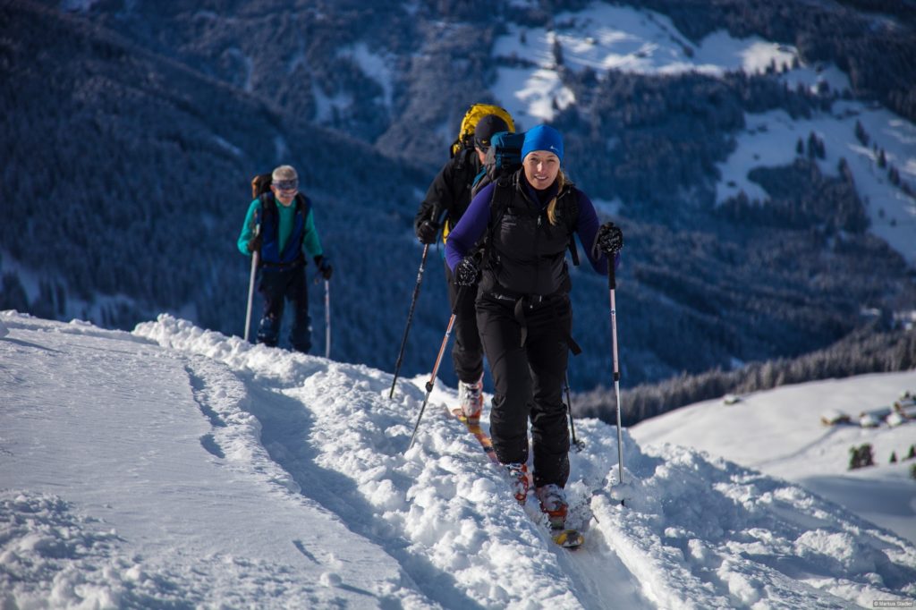 Aufstieg auf den Gilfert, hoch über der Nonsalm. Foto Coypright: Markus Stadler