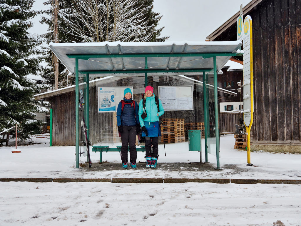 Startpunkt am Bahnhof in Fischen im Allgäu. Copyright Foto:MichaelVitzthum, Sven Schmid