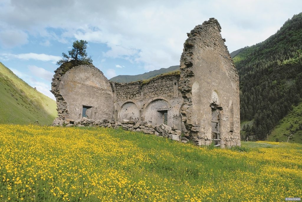 Ruine der alten Kirche von Dartlo. Foto: Nina Kramm