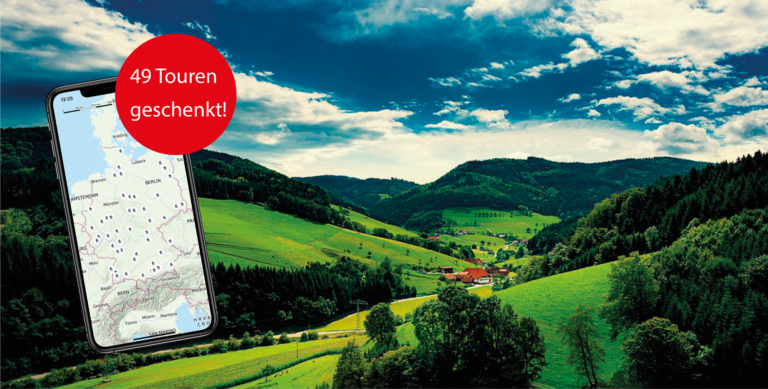 49 Touren geschenkt: Mit der Rother App zu Deutschlands schönsten Wanderregionen!