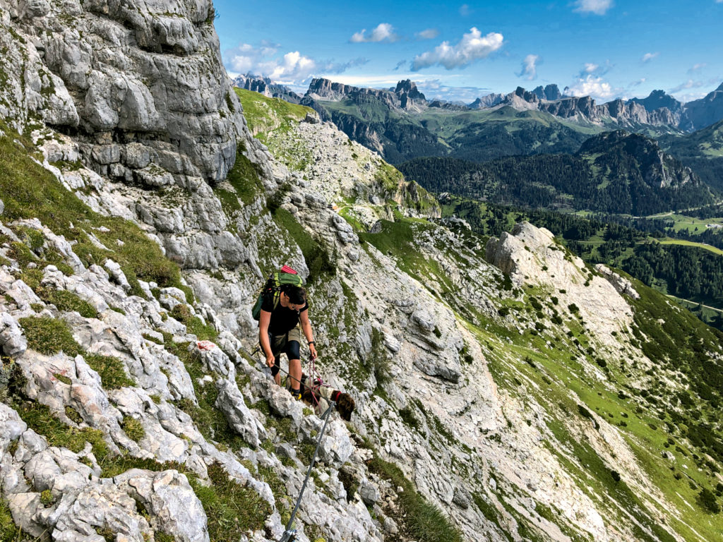 Für die Tagesetappe durch die Civetta braucht es alpine Erfahrung. © Romy Robst
