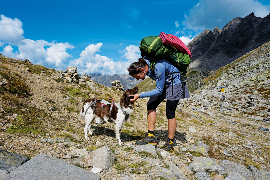 Vertrauen ist die Basis für eine gelungene Hüttentour mit Hund. © Romy Robst