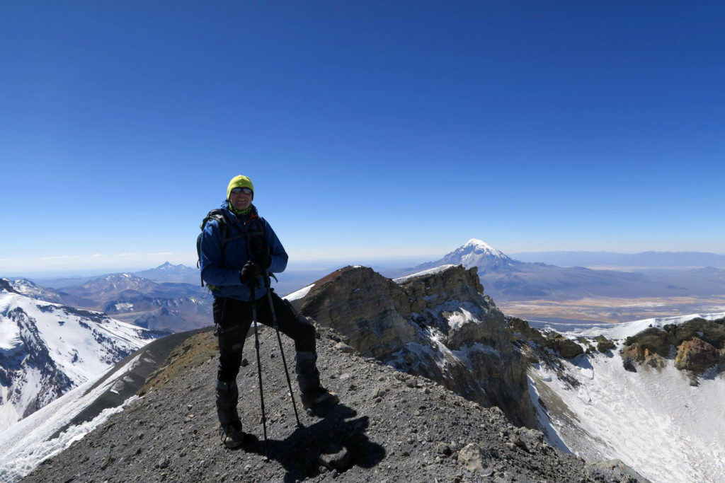 Am Gipfel des Parinacota. © Matthias Schopp