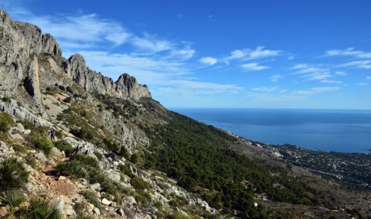 Blick zurück in Richtung Forat. © Cordula Rabe