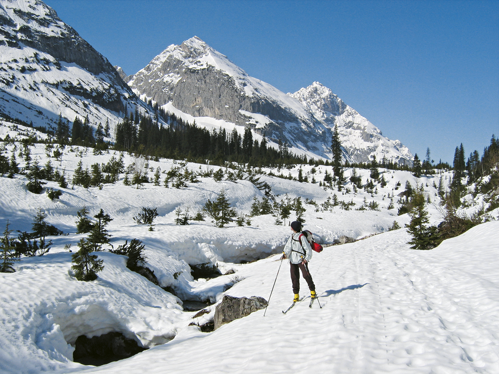 Idylle pur: Langlaufen im Gaistal. Foto: G. Hirtlreiter, Ch. Rauch