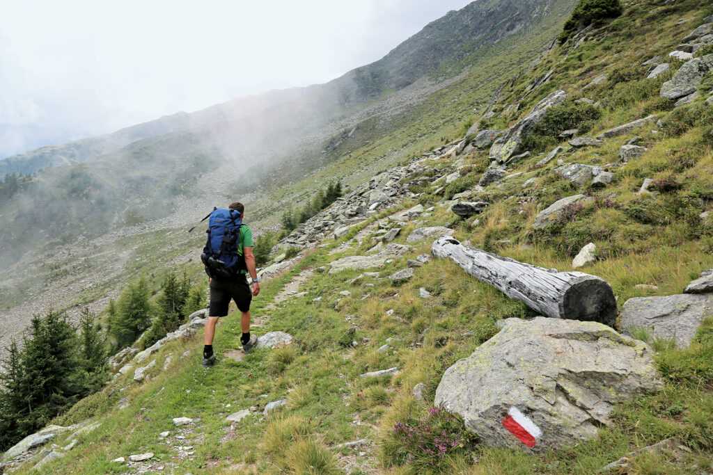 Auf dem Marteller Höhenweg Richtung Saugrat (Etappe 15) © Christian K. Rupp