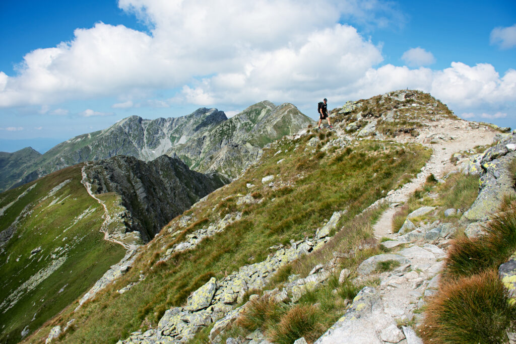 Auf dem Roháče-Grat zwischen zwischen dem Smutné sedlo und dem Placlivé. © Martin Moder