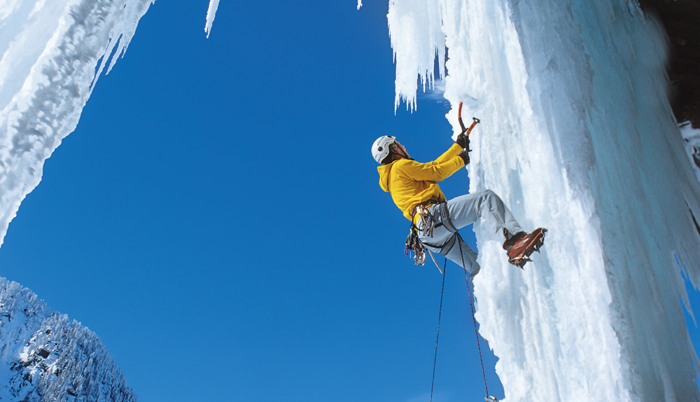 Foto aus dem Alpin-Lehrplan 3: Hochtouren –  Eisklettern